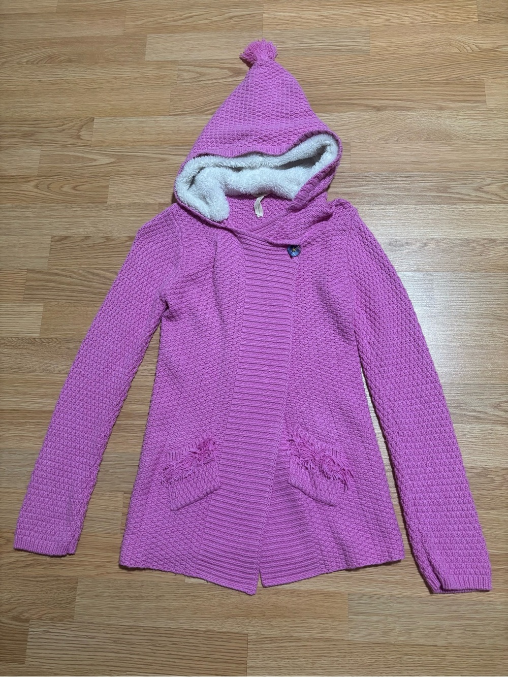 “Matilda Jane” cardigan with hood size 12